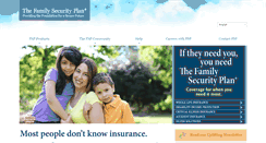 Desktop Screenshot of familysecurityplan.com