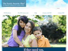 Tablet Screenshot of familysecurityplan.com